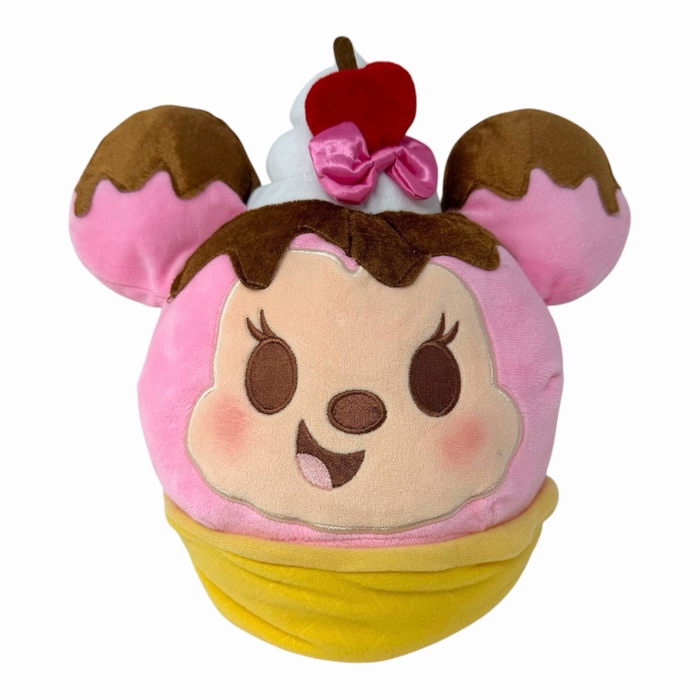 Disney Parks Minnie Mouse Ice Cream Sundae‎ Munchlings Scented Plush Toy